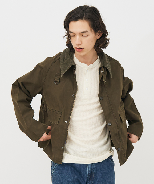 Barbour バブアー　スペイカジュアル　ベージュ BARBOUR (バブアー) barbour os spey casual jacket / オーバー