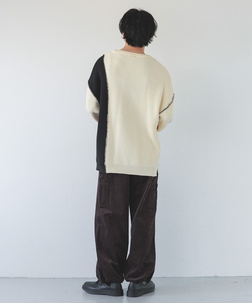 セール】ブランケットステッチニット 206472（ニット/セーター