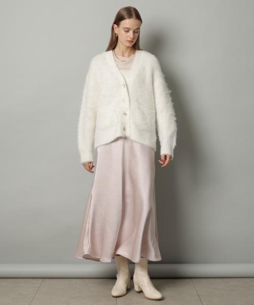 CADUNE 起毛ロングカーデ カデュネ CADUNE（カデュネ）の「起毛ロングカーデ（ニット/セーター