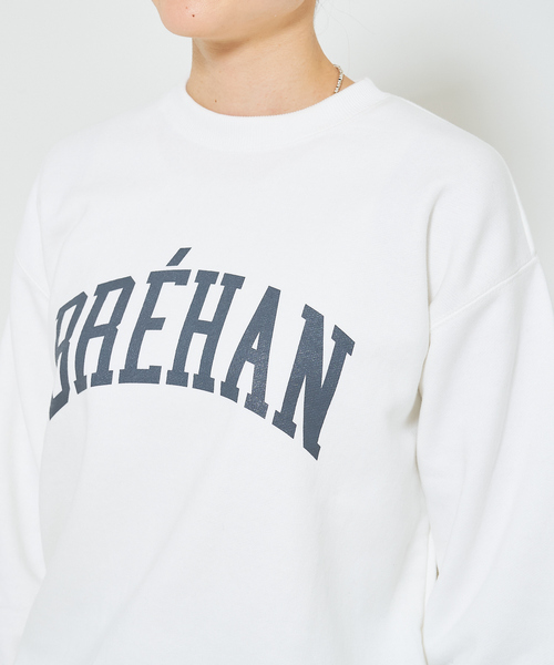 qualite scape(カリテ スケープ)の「ロゴスウェットプルオーバー(スウェット・レディース・ダークネイビー/アイボリー/サックスブルー・フリー)」の10枚目の写真