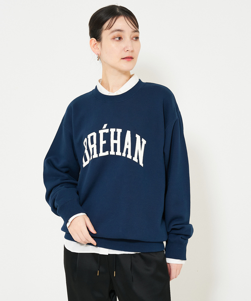 qualite scape(カリテ スケープ)の「ロゴスウェットプルオーバー(スウェット・レディース・ダークネイビー/アイボリー/サックスブルー・フリー)」の17枚目の写真