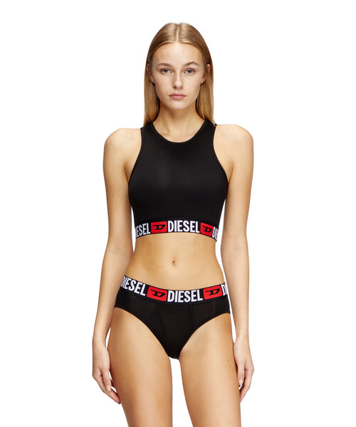 DIESEL（ディーゼル）の「ウィメンズ スポーツブラ SANDRA-D-CORE（スポーツブラ・レディース・ブラック・SMALL/MEDIUM/X-SMALL）」の2枚目の写真
