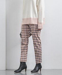 UNITED ARROWS（ユナイテッドアローズ）の「シャイニーギンガムチェック スリムパンツ（スラックス）」