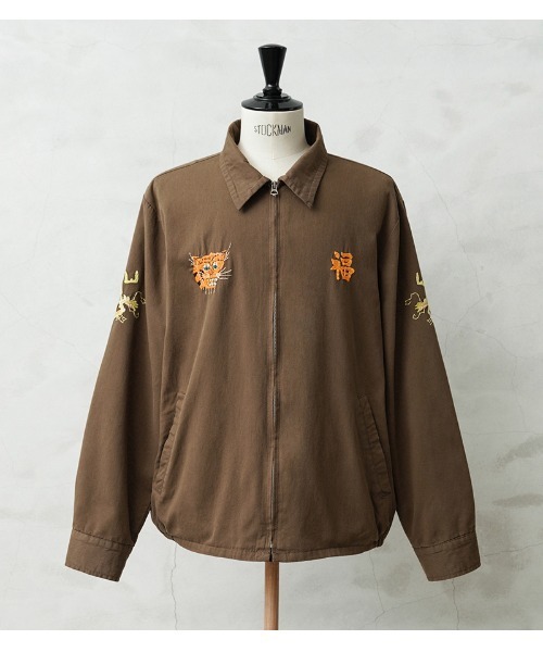 WAIPER.inc(ワイパーインク)の「SOUVENIR VIETNAM JACKET ベトナムジャケット WAIPER.inc【WP115】(ブルゾン・メンズ・ブラック/オフホワイト/ブラウン/マルーン・L/XL/S/M)」の3枚目の写真