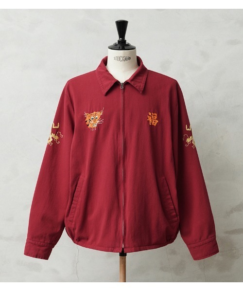 WAIPER.inc(ワイパーインク)の「SOUVENIR VIETNAM JACKET ベトナムジャケット WAIPER.inc【WP115】(ブルゾン・メンズ・ブラック/オフホワイト/ブラウン/マルーン・L/XL/S/M)」の4枚目の写真