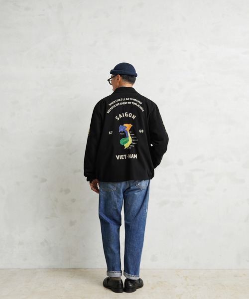 WAIPER.inc(ワイパーインク)の「SOUVENIR VIETNAM JACKET ベトナムジャケット WAIPER.inc【WP115】(ブルゾン・メンズ・ブラック/オフホワイト/ブラウン/マルーン・L/XL/S/M)」の17枚目の写真