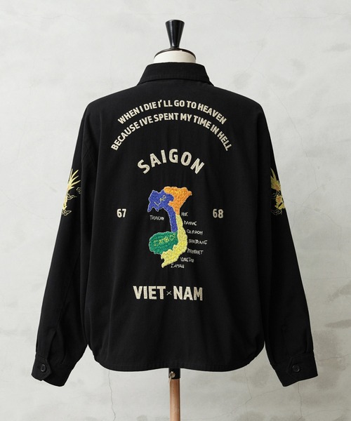 WAIPER.inc(ワイパーインク)の「SOUVENIR VIETNAM JACKET ベトナムジャケット WAIPER.inc【WP115】(ブルゾン・メンズ・ブラック/オフホワイト/ブラウン/マルーン・L/XL/S/M)」の21枚目の写真