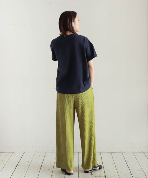 NOMBRE IMPAIR（ノンブルアンペール）の「カット楊柳　イージーパンツ（その他パンツ・レディース・ブルー/イエロー/チャコールグレー/ブラック・FREE）」の7枚目の写真