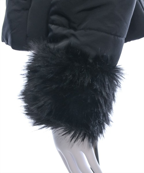 clear（クリア）の「ベルト付ファー中綿ダウン[大人可愛い 体型カバー もこもこ ファー] ≪2024AW新作≫（その他アウター・レディース・アイボリー/ブラック・F）」の16枚目の写真