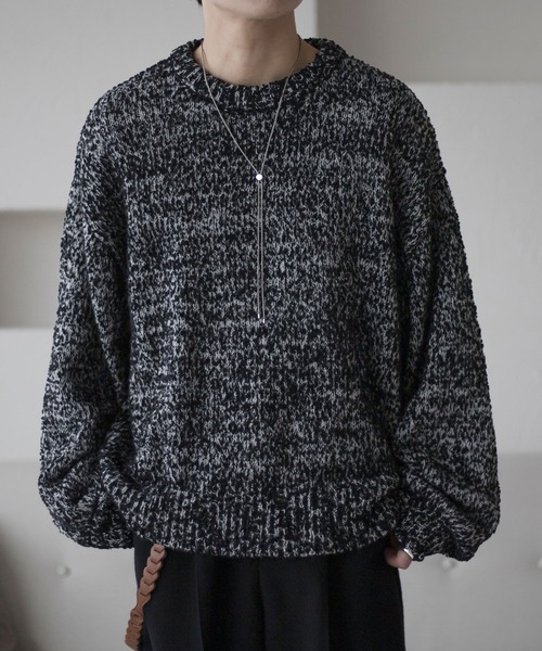 セール】ミックスヤーンルーズニット（ニット/セーター）｜epnok