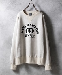 VINTAGE GAZETTE COLLEGE LOGO CREWNECK SWEATSHIRT / ヴィンテージ ガゼット カレッジロゴ クルーネック スウェット