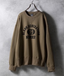 VINTAGE GAZETTE COLLEGE LOGO CREWNECK SWEATSHIRT / ヴィンテージ ガゼット カレッジロゴ クルーネック スウェット