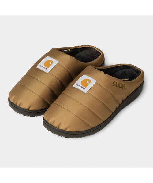 Carhartt WIP(カーハートダブリューアイピー)の「Carhartt WIP Cordura(R) Slippers(カーハートワークインプログレス コーデュラ スリッパ)(サンダル・メンズ・ブラウン系・LARGE/MEDIUM)」の1枚目の写真