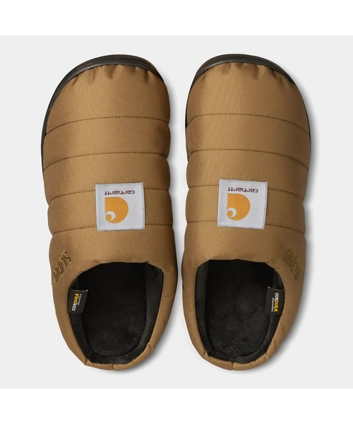 Carhartt WIP(カーハートダブリューアイピー)の「Carhartt WIP Cordura(R) Slippers(カーハートワークインプログレス コーデュラ スリッパ)(サンダル・メンズ・ブラウン系・LARGE/MEDIUM)」の2枚目の写真