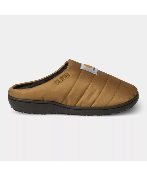 Carhartt WIP(カーハートダブリューアイピー)の「Carhartt WIP Cordura(R) Slippers(カーハートワークインプログレス コーデュラ スリッパ)(サンダル・メンズ・ブラウン系・LARGE/MEDIUM)」の4枚目の写真