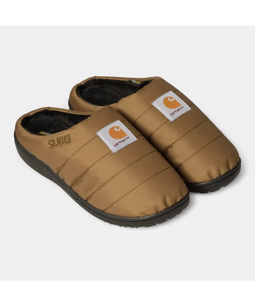 Carhartt WIP(カーハートダブリューアイピー)の「Carhartt WIP Cordura(R) Slippers(カーハートワークインプログレス コーデュラ スリッパ)(サンダル・メンズ・ブラウン系・LARGE/MEDIUM)」の8枚目の写真