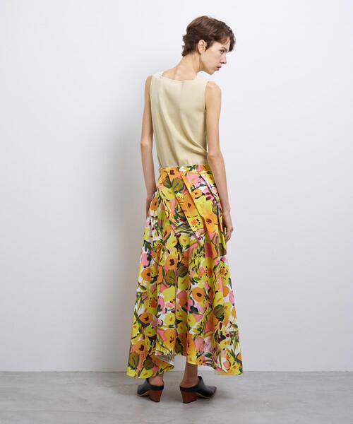 LANVIN en Bleu（ランバンオンブルー）の「C'est le Printempsスカート（スカート・レディース・イエロー・36/38）」の4枚目の写真