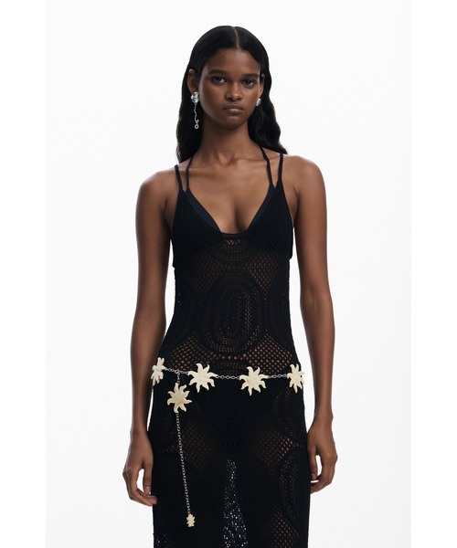 Desigual（デシグアル）の「FANATSIA SUNS ベルト（ベルト・レディース・ブラック・FREE）」の3枚目の写真