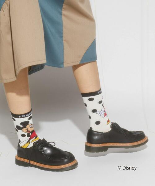 FRAPBOIS（フラボア）の「ペアーソックス FRAPBOIS＜MICKEY MOUSEコレクション＞（ソックス/靴下・レディース・ホワイト・FREE）」の11枚目の写真