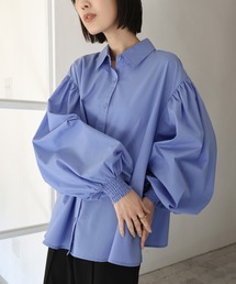 【Et】Gathered Volume Sleeve Shirt