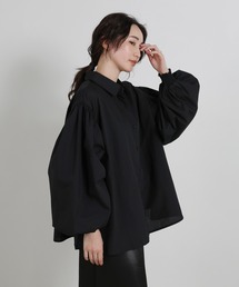 【Et】Gathered Volume Sleeve Shirt