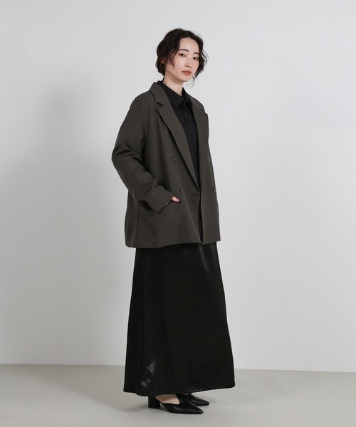 select MOCA Et(セレクトモカエト)の「【Et】Gathered Volume Sleeve Shirt(シャツ/ブラウス・レディース・ブルー/ブラック/ホワイト・FREE)」の16枚目の写真