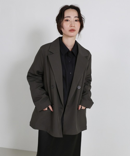select MOCA Et(セレクトモカエト)の「【Et】Gathered Volume Sleeve Shirt(シャツ/ブラウス・レディース・ブルー/ブラック/ホワイト・FREE)」の15枚目の写真