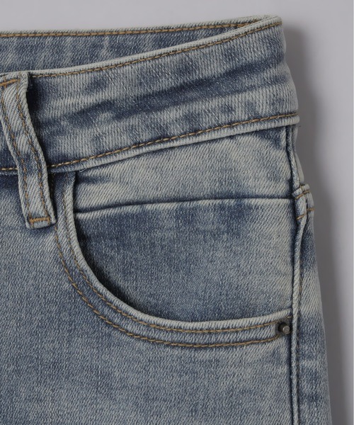 Olu.（オルドット）の「ストレートフレアデニム（デニムパンツ・レディース・ブラック/ライトブルー・1/0）」の14枚目の写真