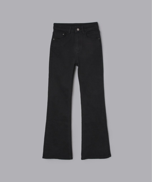 Olu.（オルドット）の「ストレートフレアデニム（デニムパンツ・レディース・ブラック/ライトブルー・1/0）」の9枚目の写真