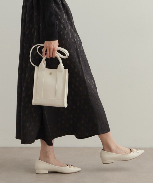 OPAQUE.CLIP（オペークドットクリップ）の「【軽量/長さ調整可能】スクエアミニショルダーバッグ（ショルダーバッグ・レディース・シルバー/イエロー系その他/ブラック/アイボリー・00）」の20枚目の写真