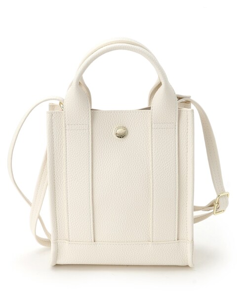 OPAQUE.CLIP（オペークドットクリップ）の「【軽量/長さ調整可能】スクエアミニショルダーバッグ（ショルダーバッグ・レディース・シルバー/イエロー系その他/ブラック/アイボリー・00）」の11枚目の写真