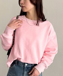 fredy emue | サイド釦開きクロップドスウェットプルオーバー(スウェット)