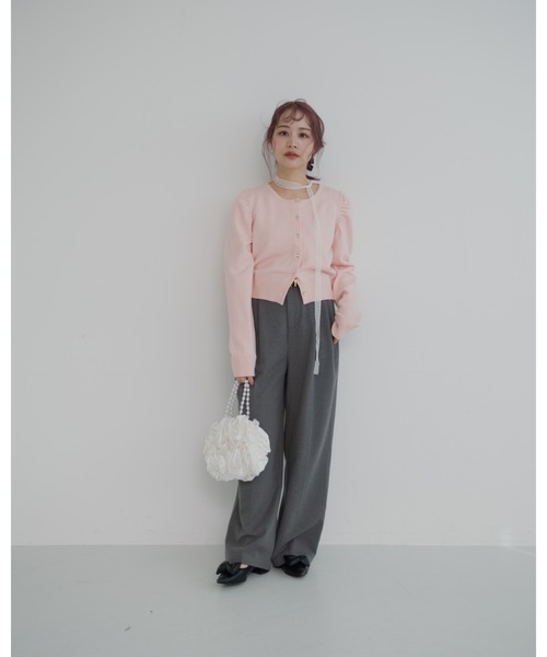 JUMELLE(ジュメロ)の「【結婚式/オケージョン】rose pearl bag(ハンドバッグ・レディース・ホワイト・FREE)」の2枚目の写真