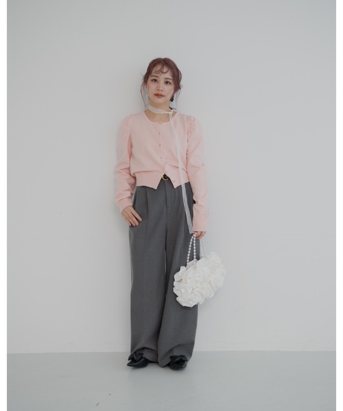 JUMELLE(ジュメロ)の「【結婚式/オケージョン】rose pearl bag(ハンドバッグ・レディース・ホワイト・FREE)」の4枚目の写真