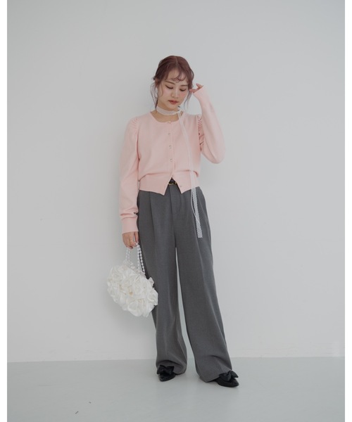 JUMELLE(ジュメロ)の「【結婚式/オケージョン】rose pearl bag(ハンドバッグ・レディース・ホワイト・FREE)」の5枚目の写真