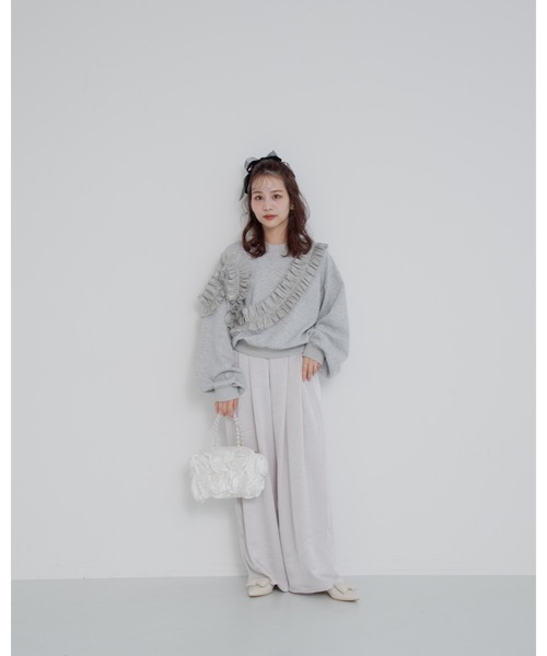 JUMELLE(ジュメロ)の「【結婚式/オケージョン】rose pearl bag(ハンドバッグ・レディース・ホワイト・FREE)」の15枚目の写真