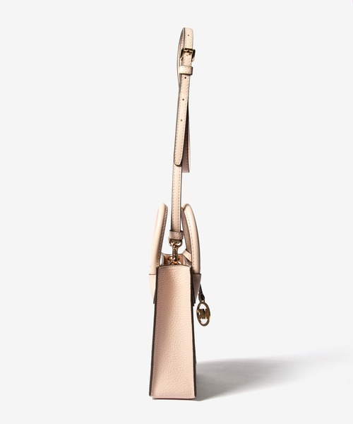 MICHAEL KORS(マイケルコース)の「Michael Kors MERCER SHOPPER TOTE EXTRA SMALL マイケルコース マーサー ショッパートート クロスボディ エクストラスモール(トートバッグ・レディース・ホワイト系1/ブラウン・FREE)」の4枚目の写真