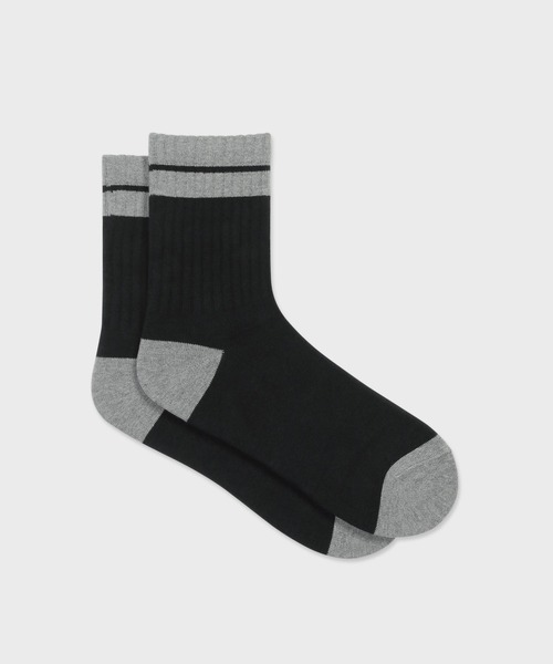 Paul Smith(ポールスミス)の「カラーブロック ソックス【150639 MD2】(ソックス/靴下・メンズ・ブラック/ネイビー・25-27)」の2枚目の写真