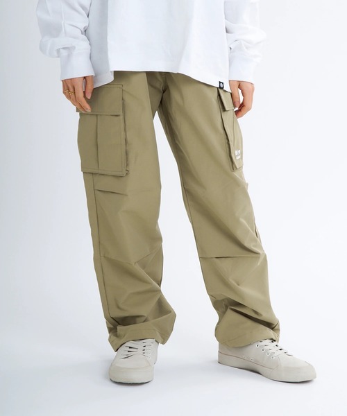 ELEMENT eden(エレメントエデン)の「ELEMENT レディース SHOD PANTS CA05 WOMEN ロングパンツ 【2025年春夏モデル】/エレメントウエストゴムワイドシルエットカーゴパンツ(その他パンツ・レディース・ベージュ/ブラック・LARGE/MEDIUM)」の1枚目の写真