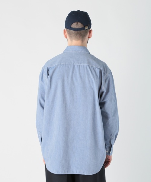 FUSE（フューズ）の「【BIG BILL/ビッグ ビル】別注 ワッペンワークシャツ（シャツ/ブラウス・メンズ・グレー/ブルー/ベージュ・01/02/03）」の15枚目の写真