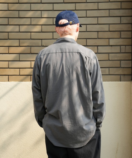 FUSE（フューズ）の「【BIG BILL/ビッグ ビル】別注 ワッペンワークシャツ（シャツ/ブラウス・メンズ・グレー/ブルー/ベージュ・01/02/03）」の5枚目の写真