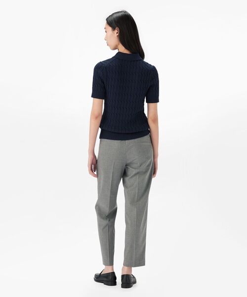 tommy jeans（トミー ジーンズ）の「ケーブルポロニット（ニット/セーター・レディース・ネイビー/ブルー/イエロー/グレー・XX-SMALL/X-SMALL/MEDIUM/SMALL）」の10枚目の写真
