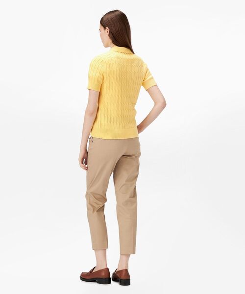 tommy jeans（トミー ジーンズ）の「ケーブルポロニット（ニット/セーター・レディース・ネイビー/ブルー/イエロー/グレー・XX-SMALL/X-SMALL/MEDIUM/SMALL）」の19枚目の写真