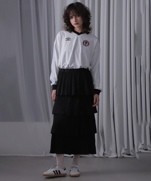 UMBRO/＜ROSE BUD限定＞ロングスリーブゲームシャツ セール】(UMBRO)<ROSE BUD限定>ロングスリーブゲームシャツ（T