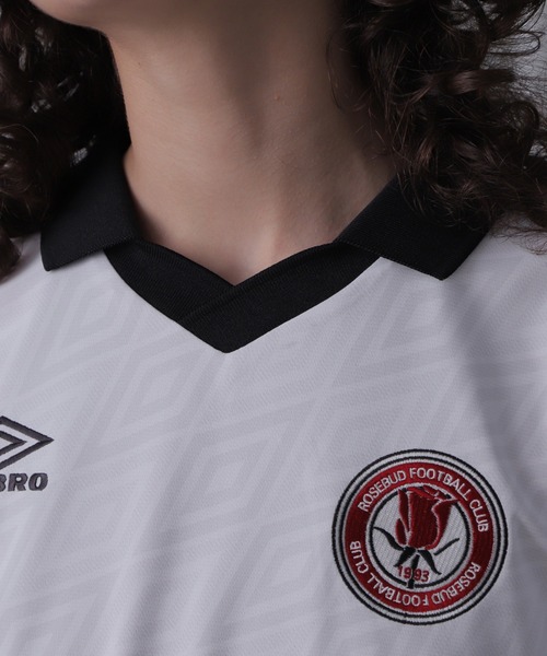 UMBRO(アンブロ)の「(UMBRO)<ROSE BUD限定>ロングスリーブゲームシャツ(Tシャツ/カットソー・レディース・ブラック/ホワイト・ONE SIZE)」の10枚目の写真