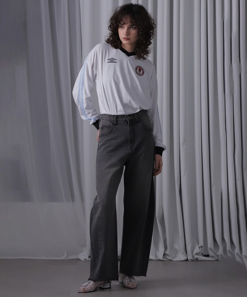 セール】(UMBRO)<ROSE BUD限定>ロングスリーブゲームシャツ（T