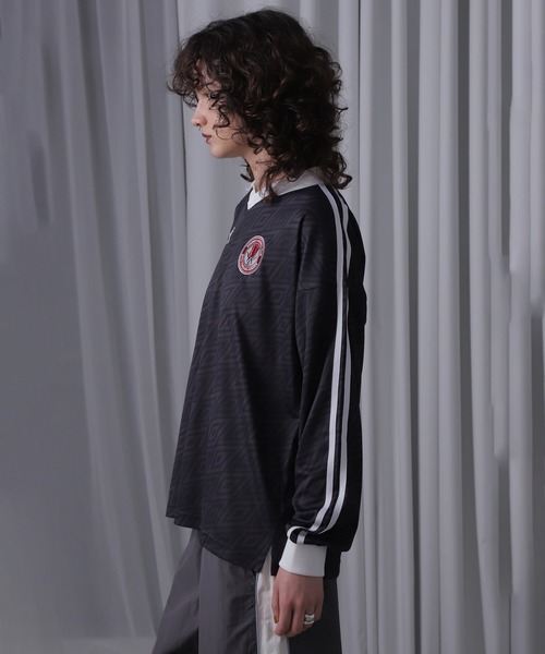 セール】(UMBRO)<ROSE BUD限定>ロングスリーブゲームシャツ（T