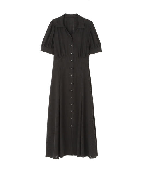 natural beauty basic シャツカラーサッカーワンピース NATURAL BEAUTY BASIC（ナチュラルビューティーベーシック）の