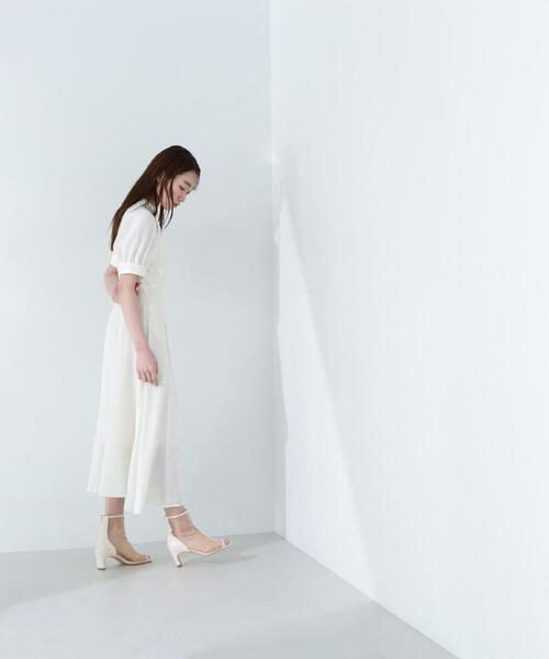 NATURAL BEAUTY BASIC（ナチュラルビューティーベーシック）の「◇シャツカラーサッカーワンピース（シャツワンピース・レディース・ブルー/ブラック/オフホワイト・MEDIUM/SMALL/P/S）」の17枚目の写真