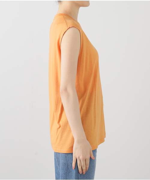 セール】HAKUJI/ハクジ Cellulose cotton ノースリーブプル